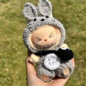 Abito Totoro fatto a mano all'uncinetto My Neighbour per avere un posto Labubu |Crochet Labu - Foto 1 di 5