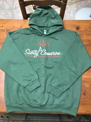 Scotty Cameron 精细铣削推杆皇冠标志连帽运动衫 XL — 第 1/4 张图片