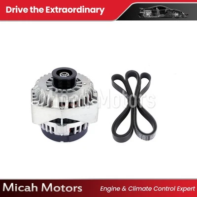 EPDM Accessory Belt w/ Alternator for Chevrolet Avalanche Silverado Tahoe GMC - Image 1 of 4