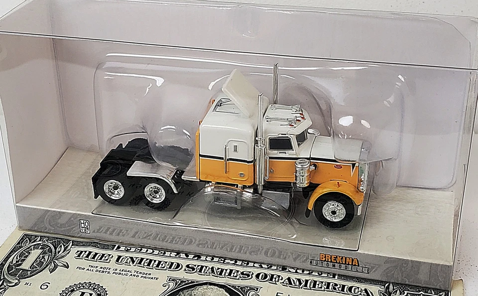 Brekina новый HO 1/87 масштаб классический 3-осный Peterbilt 359 трактор прицеп кабина - Изображение 1 из 1