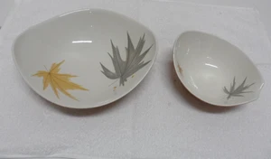 2-tlg. Vintage IROQUOIS by Ben Seibel HARVEST TIME ovale Servierschale & Sauciere - Bild 1 von 19
