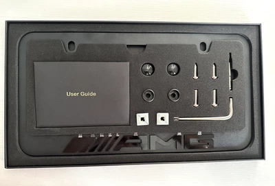 Mercedes-Benz AMG BLACK METAL LICENSE PLATE FRAME NEW IN BOX - Image 1 of 4