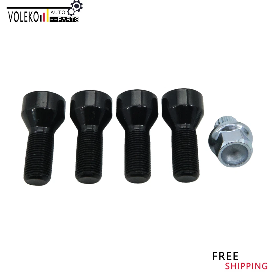 New 36136776076 For BMW Mini Wheel Lock Internal Spline Lug Bolt Set M14x1.25 - Imagem 1 de 4