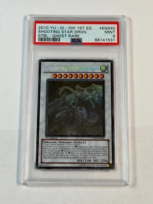 PSA 9 MINT Shooting Star Dragon STBL-EN040 Ghost Rare 1st Edition *1531 Yugioh - Image 1 of 3