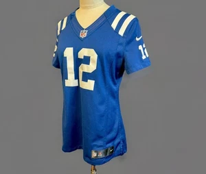 NIKE NFL ON FIELD INDIANAPOLIS COLTS #12 LUCK BLUE Stitched JERSEY Women's M - Picture 1 of 8