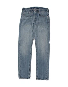 LEVI'S Mens 513 Slim Jeans W32 L32 Blue Cotton BP19 - Picture 1 of 3