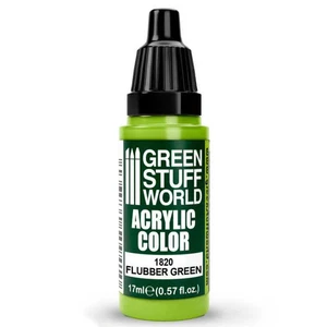 Green Stuff World Acrylic Color Paint - FLUBBER GREEN 17ml - Picture 1 of 2