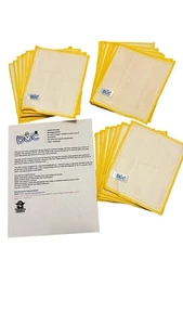 Lote de 21 paños de limpieza reutilizables amarillos antibacterianos DOC 6”x7” ENVÍO GRATUITO - Imagen 1 de 3