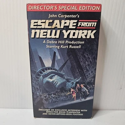 Escape from New York (VHS, 1994, Directors Special Edition) - Image 1 of 2