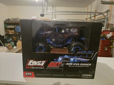 Losi 1/18 Mini LMT 4X4 Monster Truck escovado RTR, Son-Uva Digger LOS01026T2 - Imagem 1 de 4