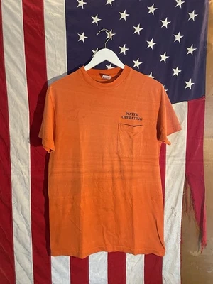 Camiseta naranja vintage años 80 Departamento de Agua y Energía de Los Ángeles puntada única Foto 1 de 4