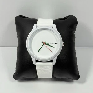 Nuevo reloj para hombre Lacoste 2011069 esfera blanca/banda silicona logotipo Lacoste - Imagen 1 de 3