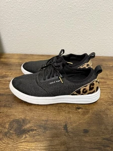 Cole Haan Grandsport Journey Leopard Lace Up Womens 8B Sneakers Casual Shoes - Picture 1 of 10