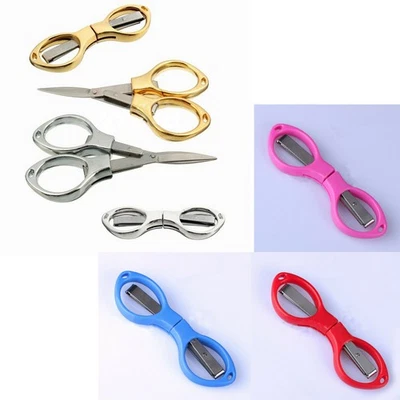 Klappbare Camping-Edelstahlschere Schlüsselanhänger Angelschere Mini Cutter - Bild 1 von 4