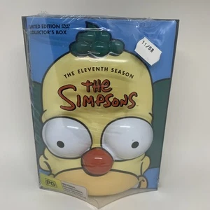 THE SIMPSONS SEASON 11 Ltd Ed Collectors Box *KRUSTY HEAD* DVD Reg 4 NEW SEALED - Picture 1 of 4