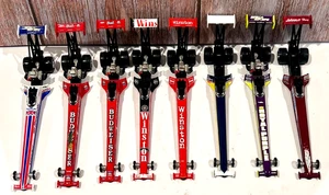 Vintage Lot of 8 Top Fuel Dragsters Racing Champions 1/64 DieCast Scale No Boxes - Picture 1 of 16