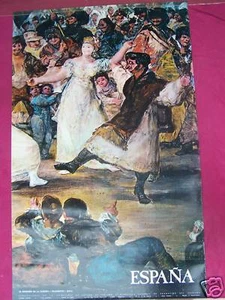 orig. Cartel de viaje Goya "España" años 70 - Imagen 1 de 1