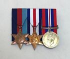 Mounted Full Size WW2 Medals, 1939 45 Star, France &amp; Germany, War Medal 39 45