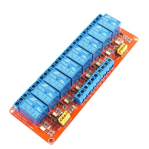 8-Kanal 24V Relais Modul mit Optokoppler (8Ch Relay Module High/Low Trigger) - Bild 1 von 4