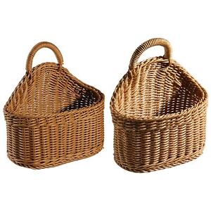 Woven Hangings Storage Baskets Woven Baskets for Organizing Wall Basket Decor