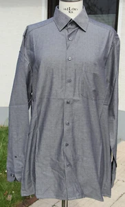 Commander – modern fit, Herrenhemd, Gr. 42, grau-gemustert NEUWERTIG! - Bild 1 von 4