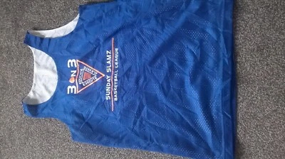 MENS YOUTHS BASKETBALL JERSEY VEST USA IMPORT SIZE AS SHOWN SUNDAY SLAMZ - image 1 of 4