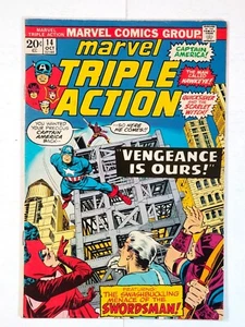 MARVEL TRIPLE ACTION #14 MARVEL COMICS OCT. 1973 VG+ DON HECK-A WALLY WOOD INKS - Picture 1 of 4