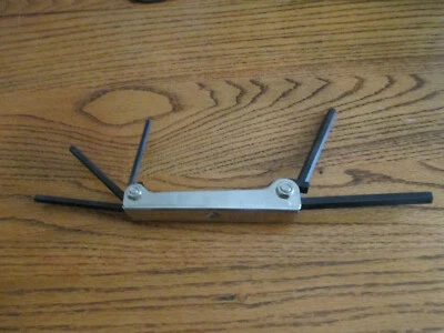 Eklind 5-Piece Folding Hex Key American Customary - Image 1 of 4