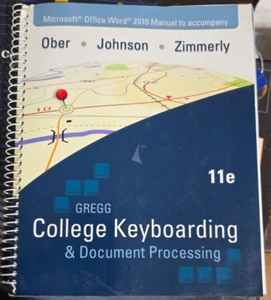 Microsoft Office Word 2010 Manual to accompany Gregg College Keyboarding & D... - Imagen 1 de 2