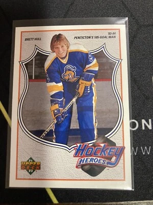 1991-92 Upper Deck - Hockey Heroes Brett Hull #1 Brett Hull - Image 1 of 2