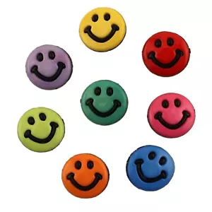 COLORFUL SMILEY FACE - Buttons Galore - Sew Craft Free Shipping Option - Picture 1 of 2