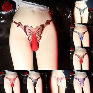 Mens Sissy Pouch Panties Underwear Lace Briefs Knickers Shorts Sexy Underpants 