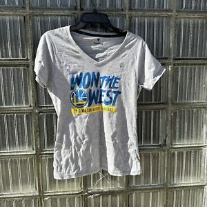 Golden State Warriors Women’s T-Shirt Size L Fanatics Brand Ak 126