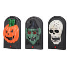 ZZ1 Halloween Horror Doorbell With Light Sound Decoration Prop For Bar Haunted H