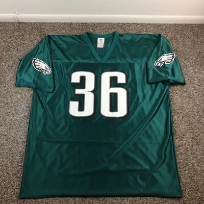 Camiseta verde masculina vintage Philadelphia Eagles Brian Westbrook 3XL - Imagem 1 de 4