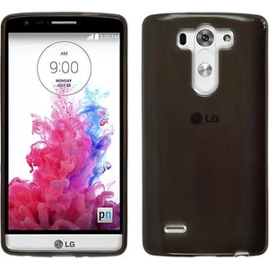 Silicone Case for LG G3 S transparent black + protective foils - Picture 1 of 1