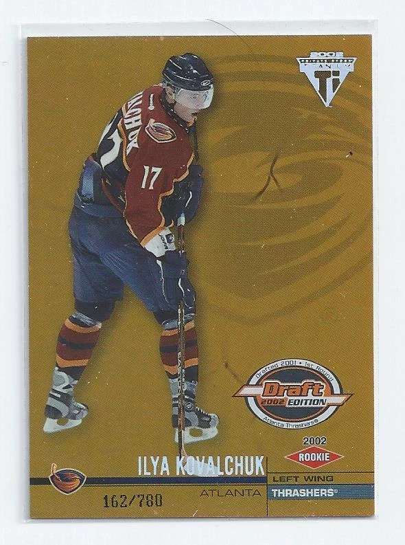 Ilya Kovalchuk 2001-02 Titanium Draft Day Edition Rookie Card #105 - Image 1 of 1