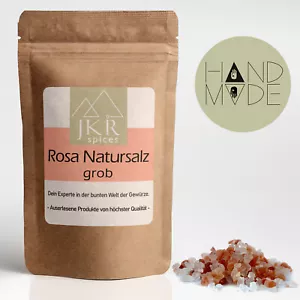 500g Rosa Natursalz grobe Körnung Kristallsalz Salz aus Pakistan JKR Spices - Bild 1 von 5