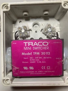 DC-Schalt Netzteil TRACO TPM 30112 Eingang 100-240VAC Ausgang .+-12V 2,5A - Bild 1 von 2