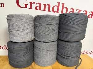 6x Stoffgarn/T-Shirt Garn,Textilgarn Spaghetti Bändchengarn 3,9Kg LAGERRÄUMUNG - Bild 1 von 1