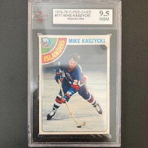 1978-79 Mike Kaszycki O-PEE-CHEE ROOKIE #171 NGM OPC RC KSA 9.5 Crossover PSA