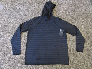 SUDADERA CON CAPUCHA NIKE CLASSIC PARA MUJER Swoosh con capucha 803441 010 - Rayas negras - Imagen 1 de 2