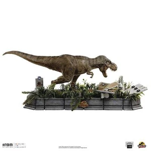 REX Y DONALD GENNARO PARQUE JURÁSICO ESCALA DEMI 1/20 - Imagen 1 de 1