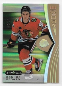 23/24 UPPER DECK SYNERGY ROOKIES GOLD PARALLEL #RCB Connor Bedard #2/25 - Picture 1 of 2
