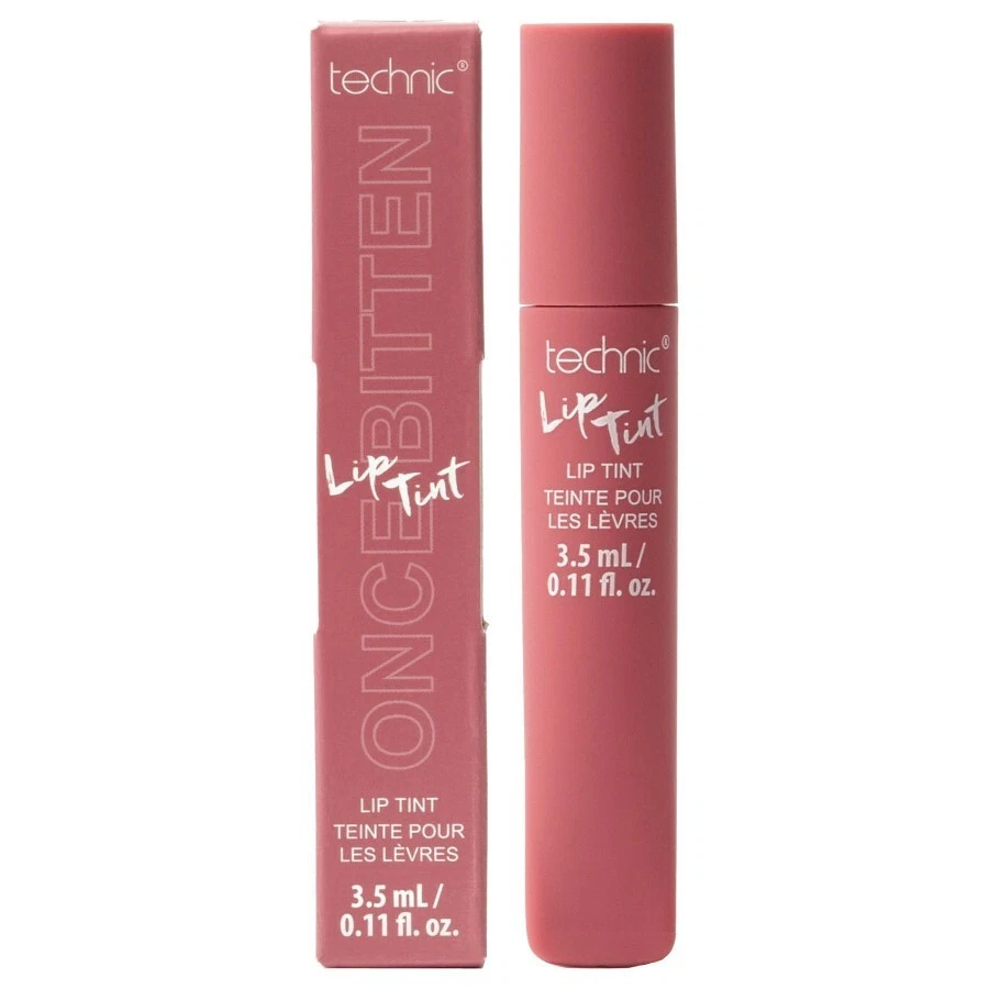 6 × Technic Once Bitten Lip Tint 3.5ml Vegan - Twice Shy - Image 1 of 1