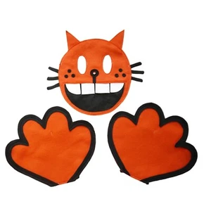 Book day costume Petey Dog Man Cat boys girls kids adult Cartoon mask and paws - Picture 1 of 4