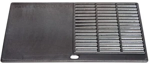 Gussgrillplatte – Rost – Kombi 1/2 für Modell Gourmet Zeus – MAXXUS - Bild 1 von 6