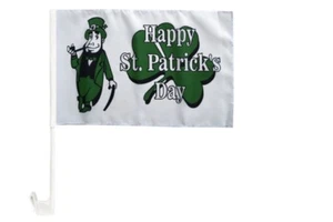 Bandiera auto Happy St. Patrick's Day bandiera auto bandiere auto 30x40 cm - Foto 1 di 1