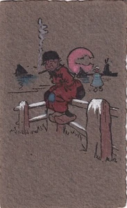 NIEDERLANDE - Kostüme - handkolorierte Postkarte 1914 Ed.Verdier - Bild 1 von 2