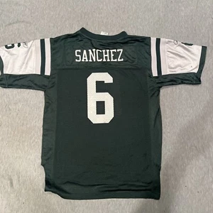 Mark Sanchez #6 NY Jets Heimtrikot Jugend L (14/16) Reebok - Bild 1 von 19